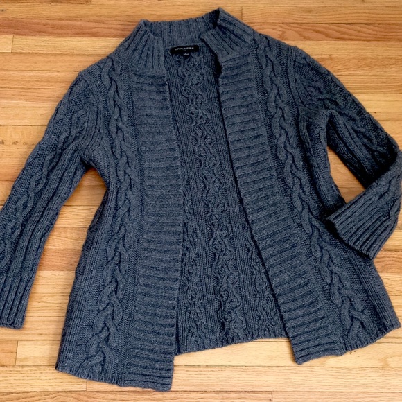 Banana republic three-quarter sleeved, open front cardigan sweater - Picture 1 of 8